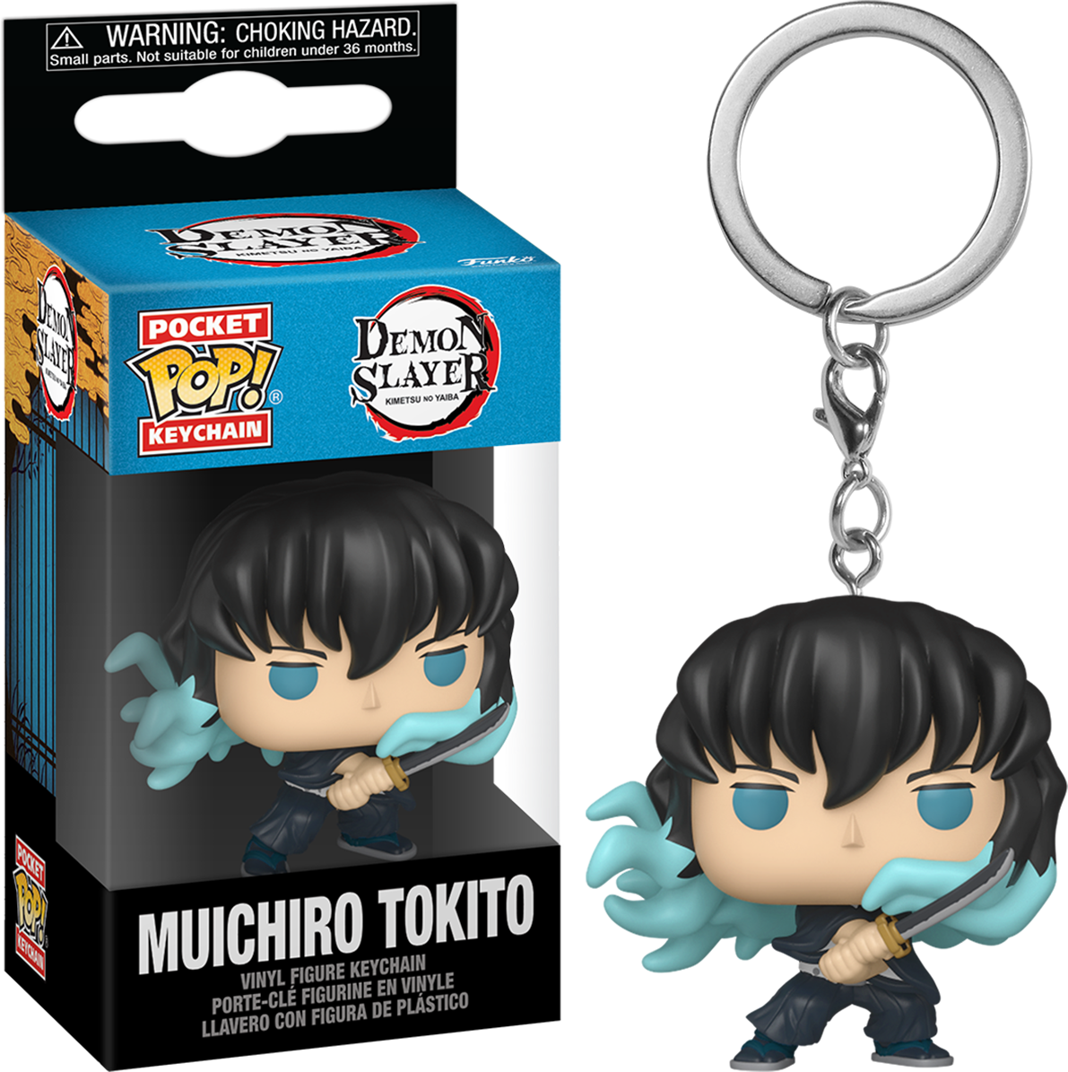 FUN85333 Demon Slayer - Muichiro Tokito Pop! Keychain - Funko - Titan Pop Culture