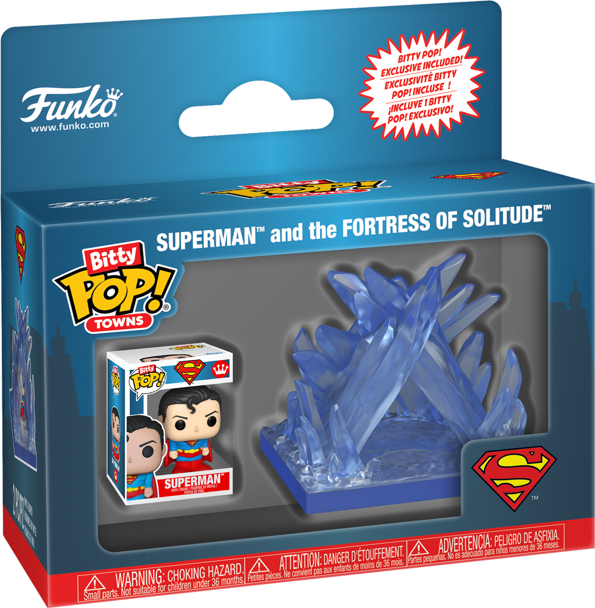 DC Comics - Fortress of Solitude Bitty Pop! Town