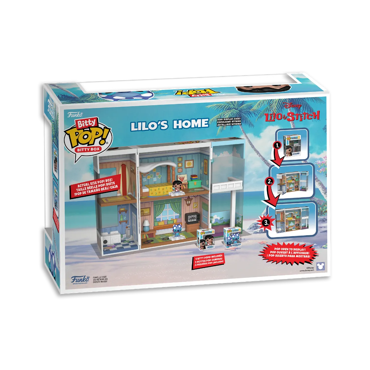 FUN85536 Lilo & Stitch - Lilo's Home Bitty Box Playset - Funko - Titan Pop Culture