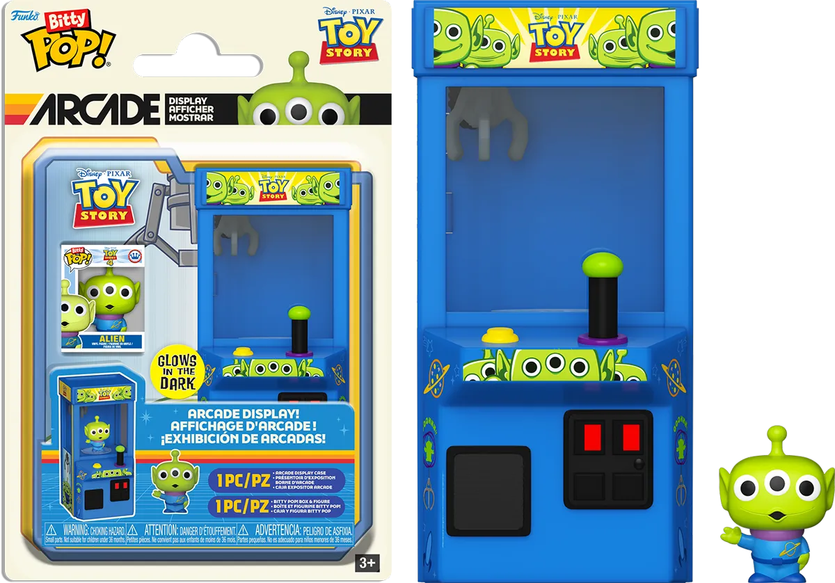 Toy Story - Alien (Glow) Bitty Arcade Claw Machine
