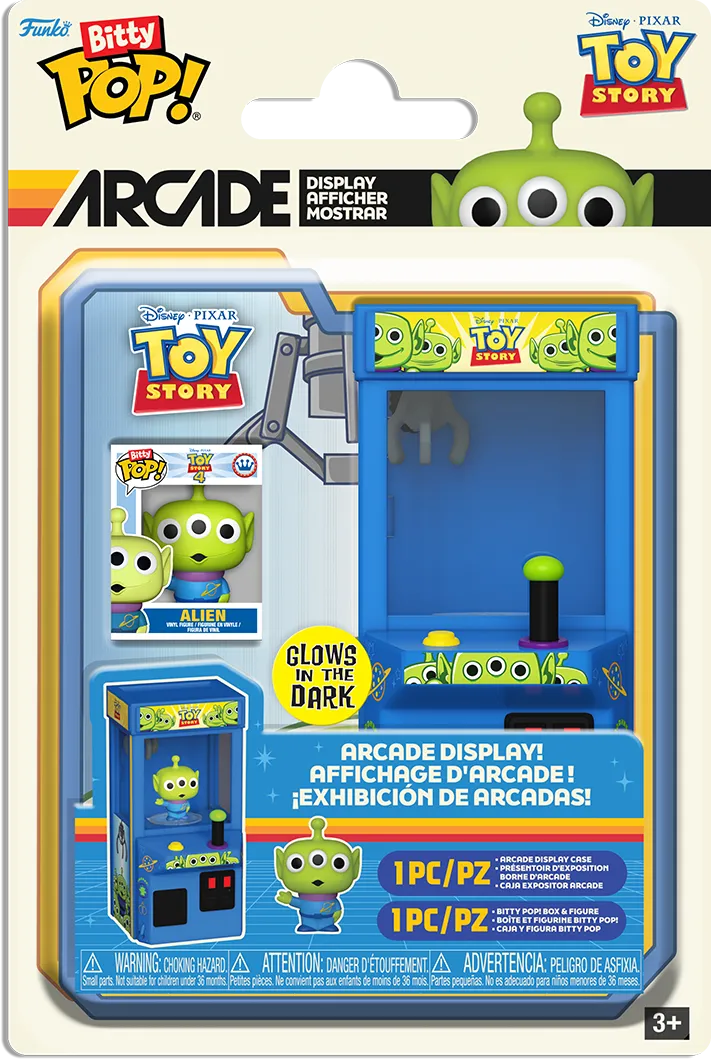 Toy Story - Alien (Glow) Bitty Arcade Claw Machine