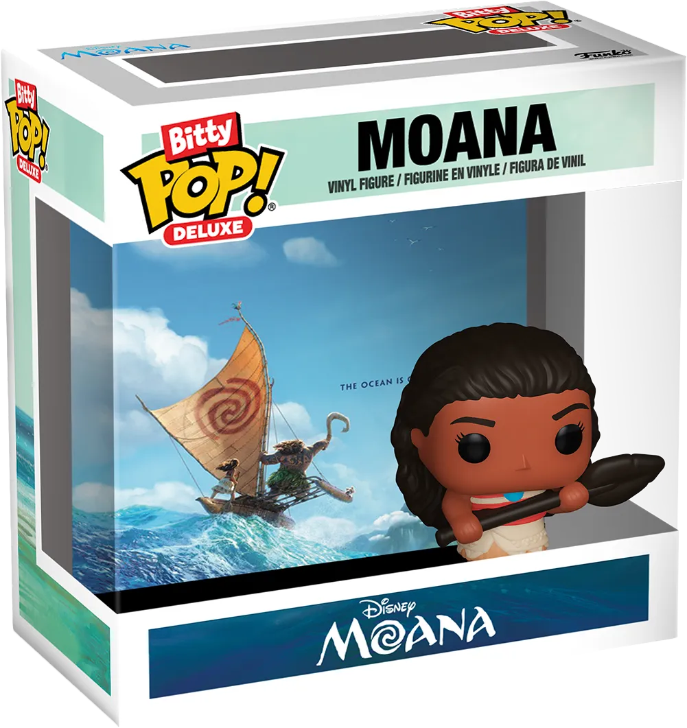 FUN85687 Moana - Moana with Ship Bitty Pop! Deluxe - Funko - Titan Pop Culture