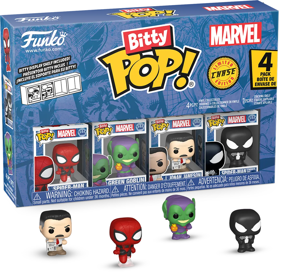 Spider-Man - Spider-Man Bitty Pop! 4-Pack