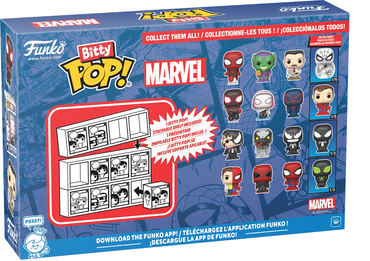 Spider-Man - Spider-Man Bitty Pop! 4-Pack