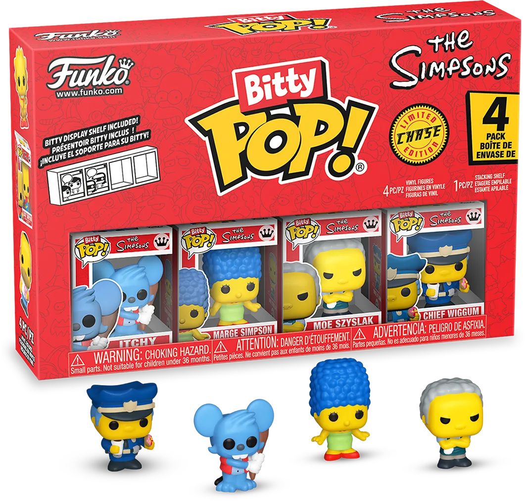 Simpsons - Itchy Bitty Pop! 4-Pack