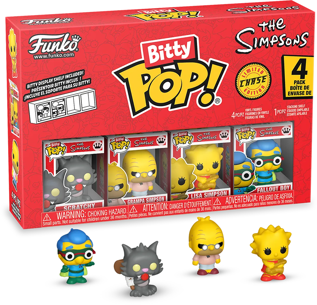 Simpsons - Scratchy Bitty Pop! 4-Pack