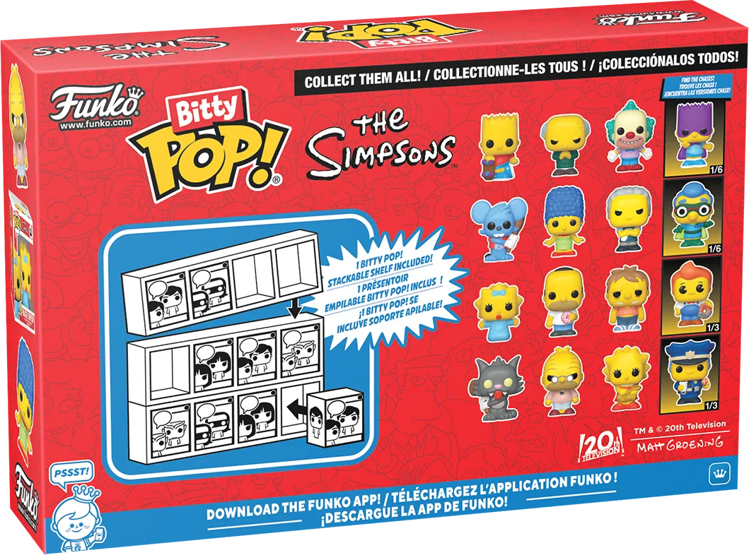 Simpsons - Scratchy Bitty Pop! 4-Pack