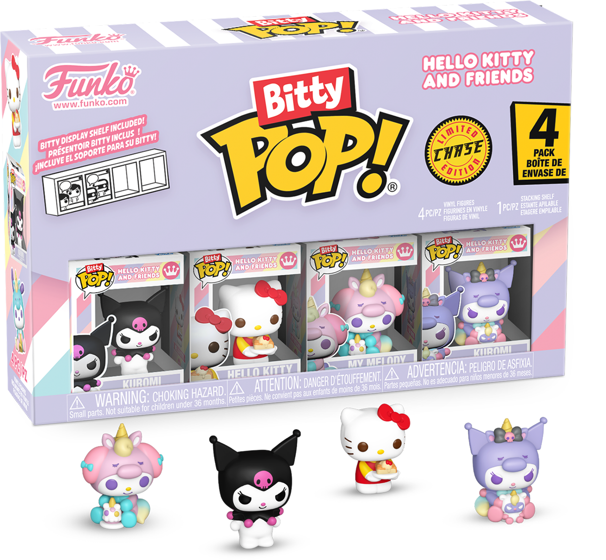 Sanrio - Kuromi Bitty Pop! 4-Pack