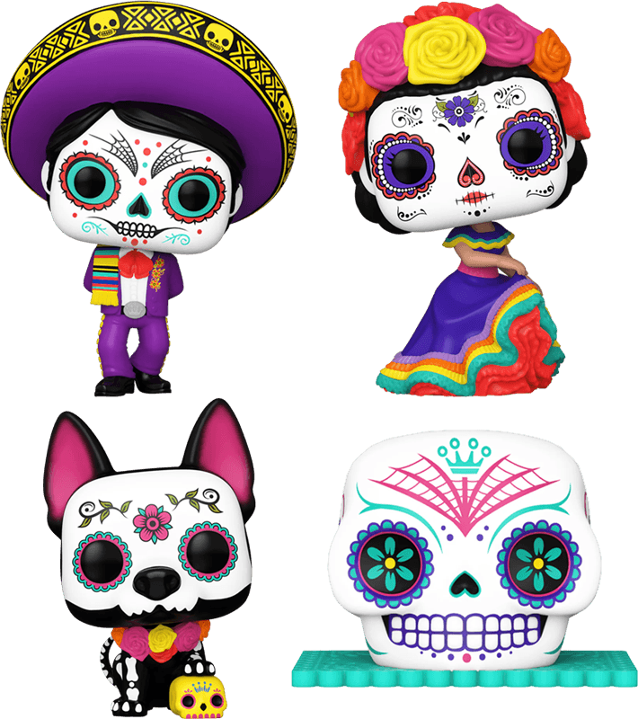 FUN85776 + FUN85777 + FUN85778 + FUN85779 Dia De Los Muertos - Day of the Dead Pop! Vinyl Bundle (Set of 4) - Funko - Titan Pop Culture