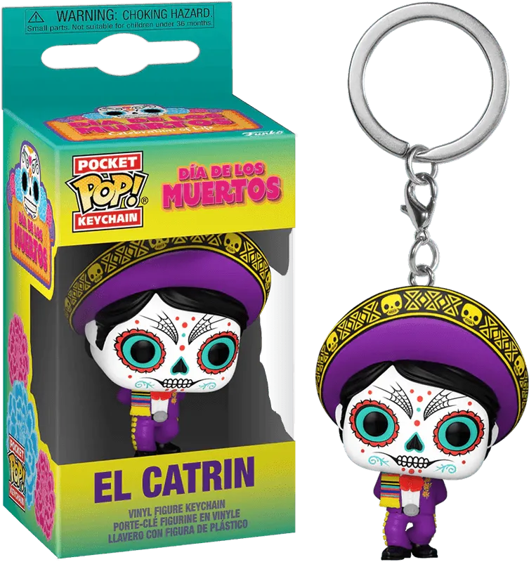 FUN85780 Dia De Los Muertos - El Cartin Pop! Keychain - Funko - Titan Pop Culture