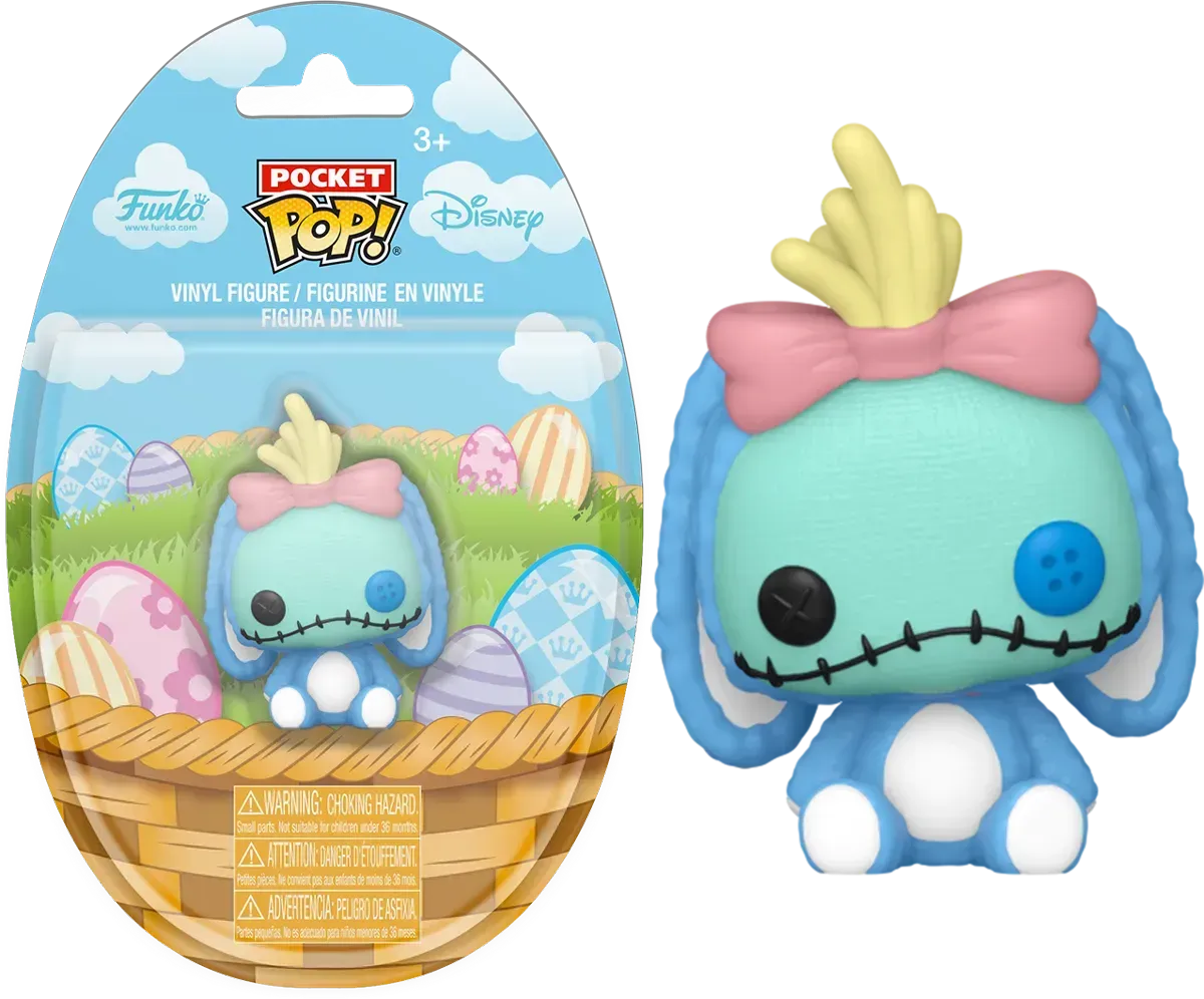 FUN85824 Lilo & Stitch - Scrump Easter Egg Pocket Pop! Vinyl - Funko - Titan Pop Culture