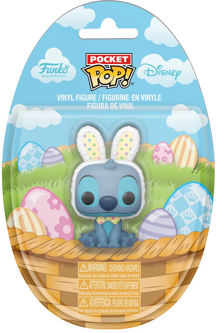 FUN85825 Lilo & Stitch - Stitch Easter Egg Pocket Pop! Vinyl - Funko - Titan Pop Culture