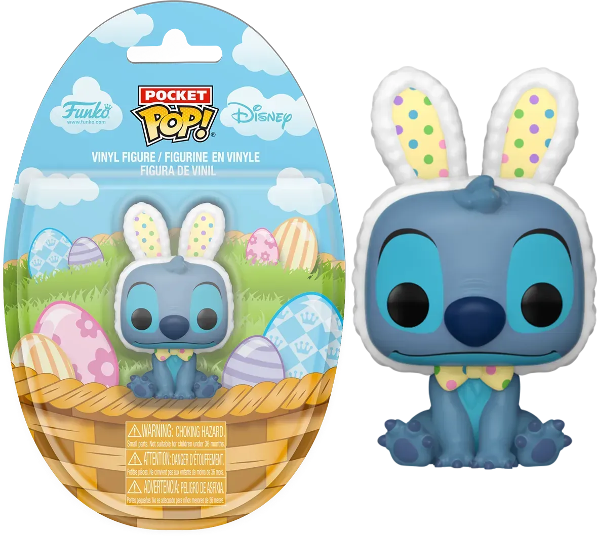 FUN85825 Lilo & Stitch - Stitch Easter Egg Pocket Pop! Vinyl - Funko - Titan Pop Culture