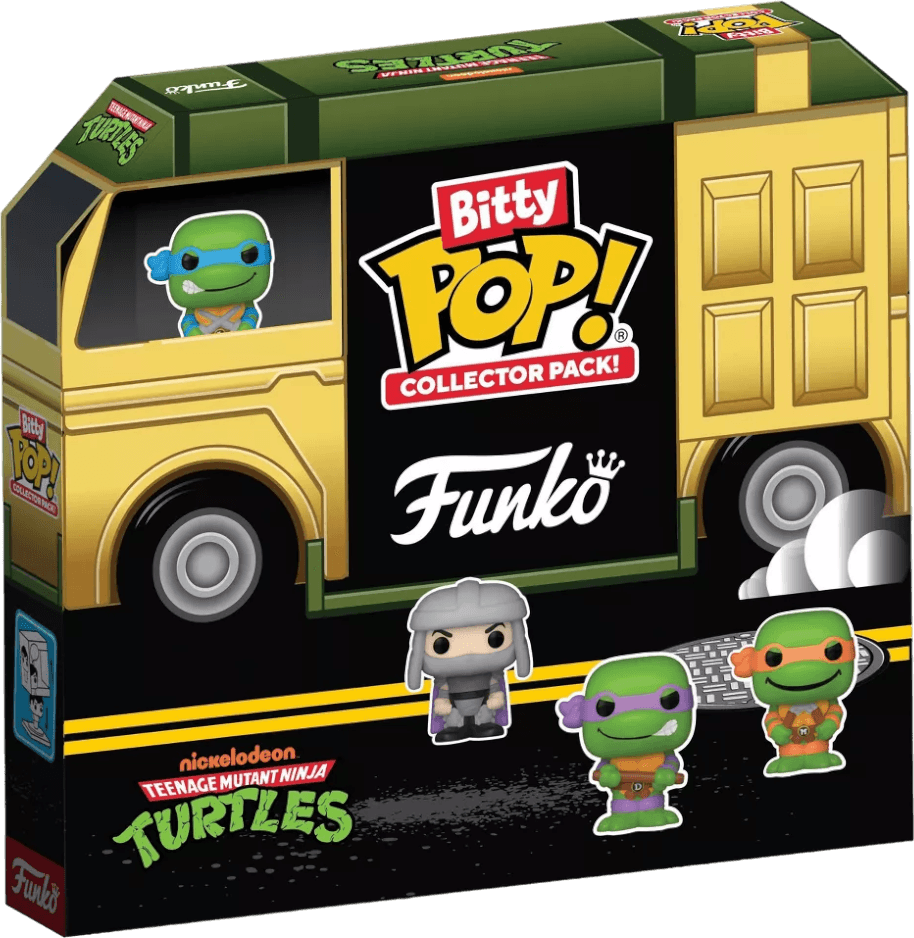 FUN85923 Teenage Mutant Ninja Turtles - Party Wagon US Exclusive Bitty Pop! 12-Pack [RS] - Funko - Titan Pop Culture