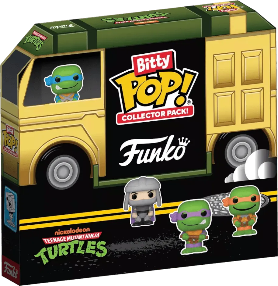 FUN85923 Teenage Mutant Ninja Turtles - Party Wagon US Exclusive Bitty Pop! 12-Pack [RS] - Funko - Titan Pop Culture