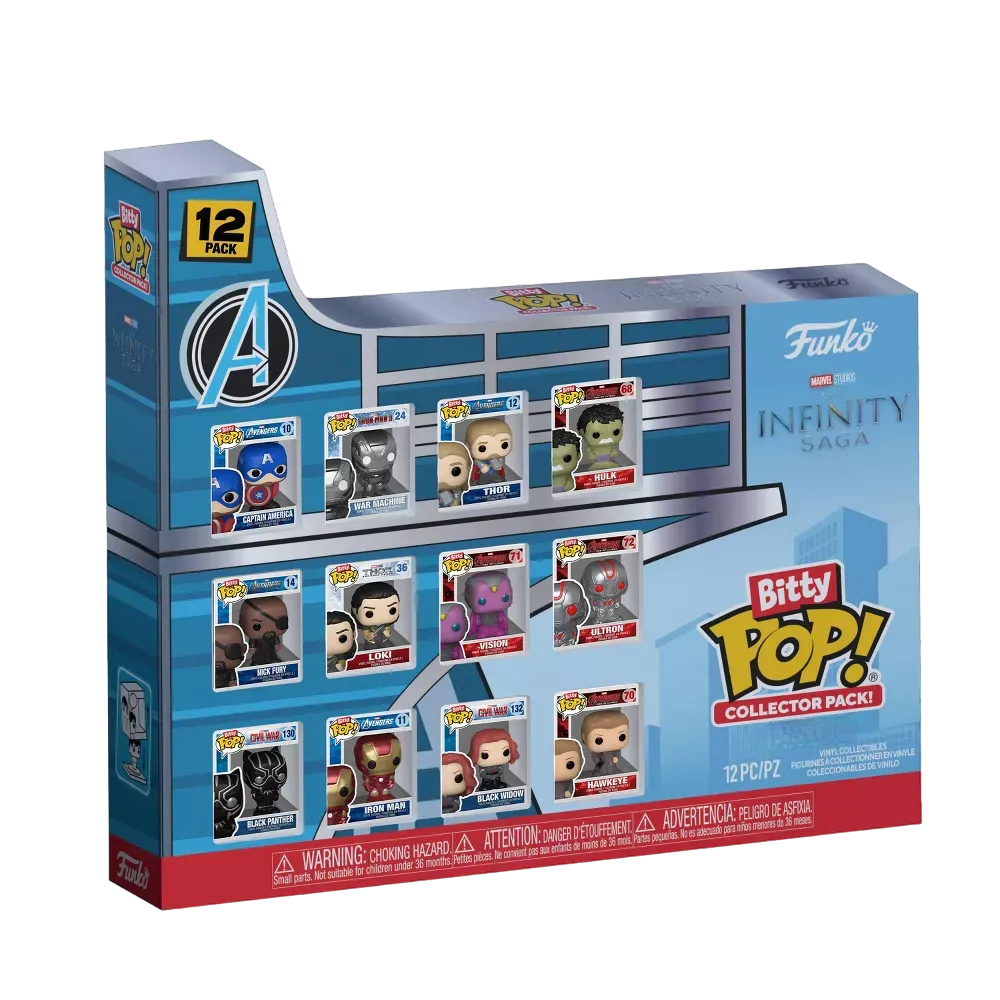 FUN85924 Marvel Comics - Avengers Tower Bitty Pop! 12-Pack - Funko - Titan Pop Culture