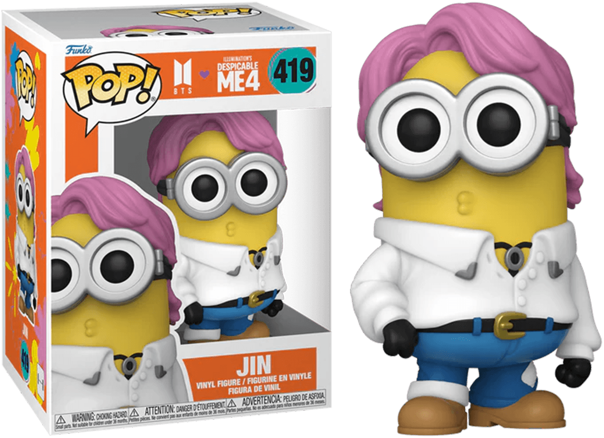 FUN85963 + FUN85964 + FUN85965 + FUN85966 + FUN85967 + FUN85968 + FUN85969 Despicable Me 4 x BTS - BTS ARMY Pop! Vinyl Bundle (Set of 7) - Funko - Titan Pop Culture