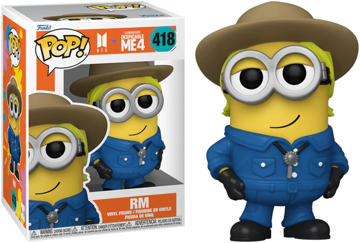 FUN85963 + FUN85964 + FUN85965 + FUN85966 + FUN85967 + FUN85968 + FUN85969 Despicable Me 4 x BTS - BTS ARMY Pop! Vinyl Bundle (Set of 7) - Funko - Titan Pop Culture