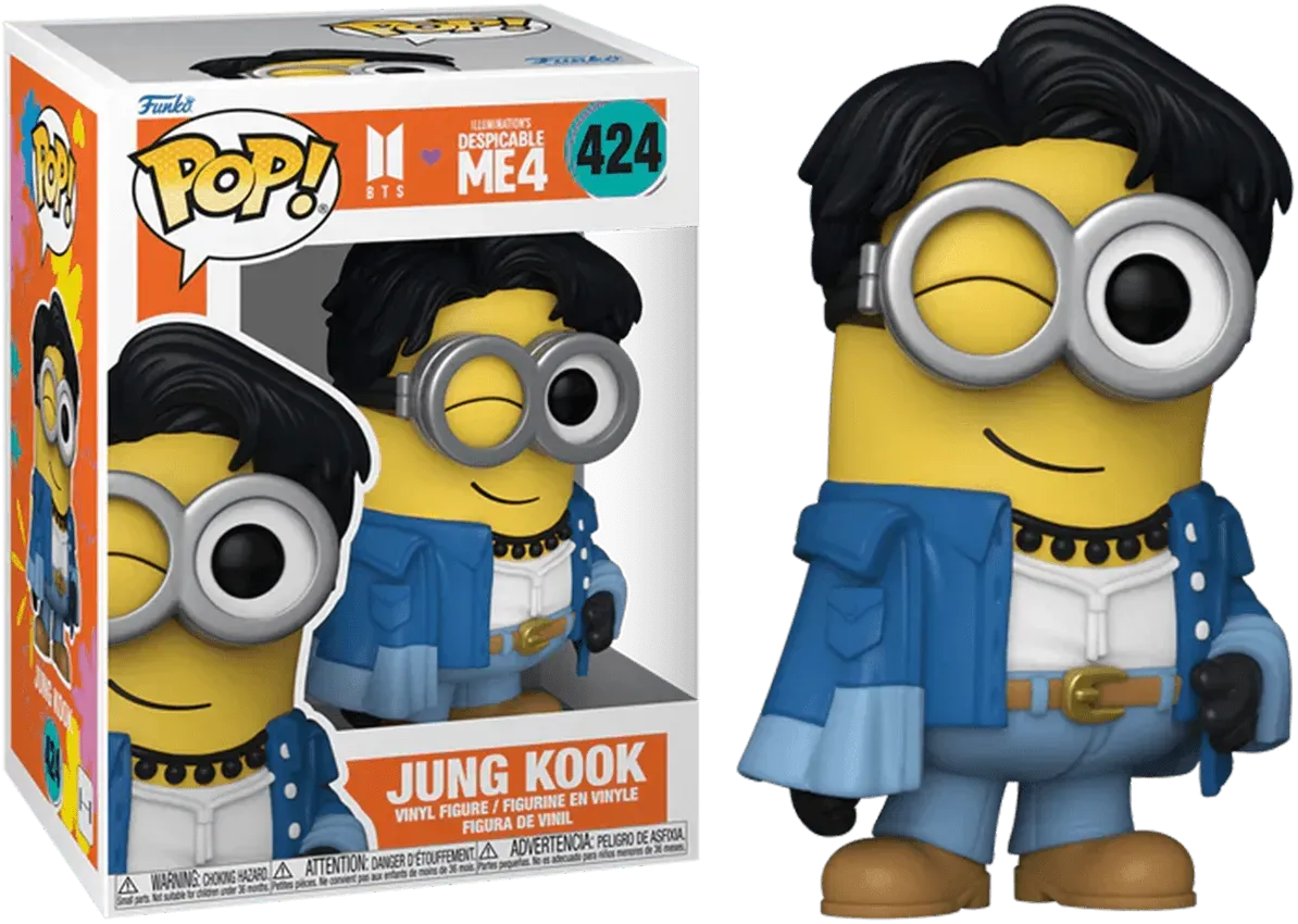 FUN85963 + FUN85964 + FUN85965 + FUN85966 + FUN85967 + FUN85968 + FUN85969 Despicable Me 4 x BTS - BTS ARMY Pop! Vinyl Bundle (Set of 7) - Funko - Titan Pop Culture