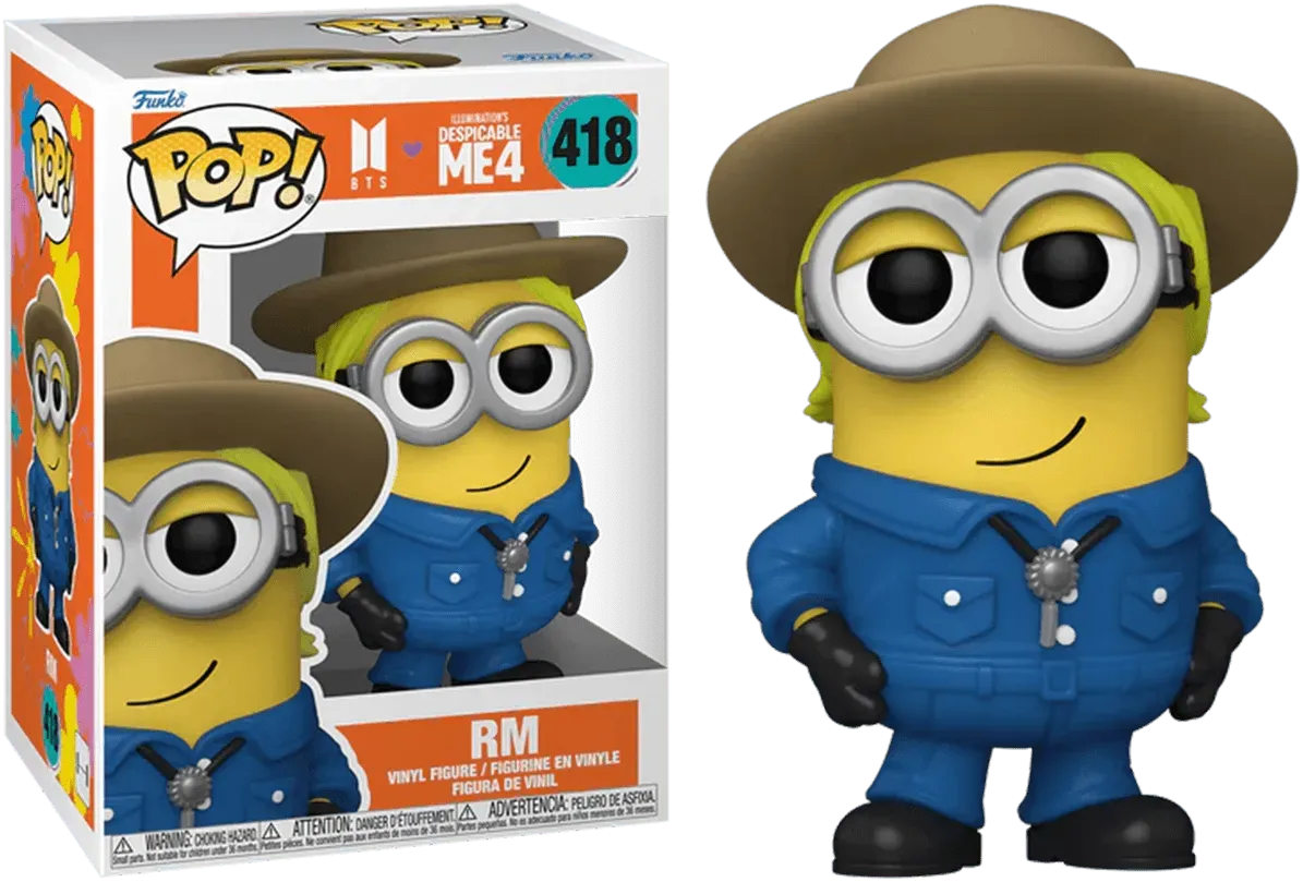 FUN85963 + FUN85964 + FUN85965 + FUN85966 + FUN85967 + FUN85968 + FUN85969 Despicable Me 4 x BTS - BTS ARMY Pop! Vinyl Bundle (Set of 7) - Funko - Titan Pop Culture