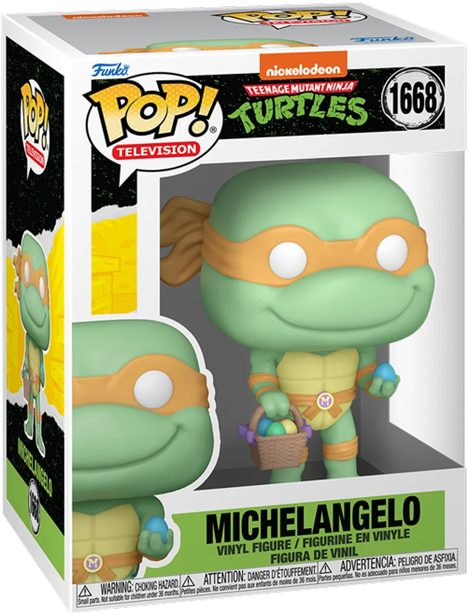 FUN86044 Teenage Mutant Ninja Turtles - Michelangelo Easter Pop! Vinyl - Funko - Titan Pop Culture