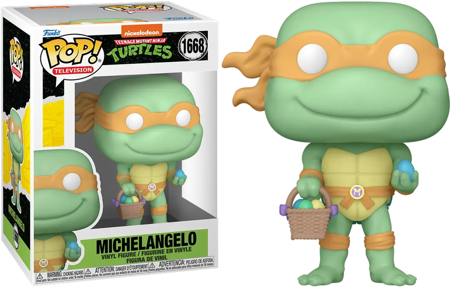 FUN86044 Teenage Mutant Ninja Turtles - Michelangelo Easter Pop! Vinyl - Funko - Titan Pop Culture