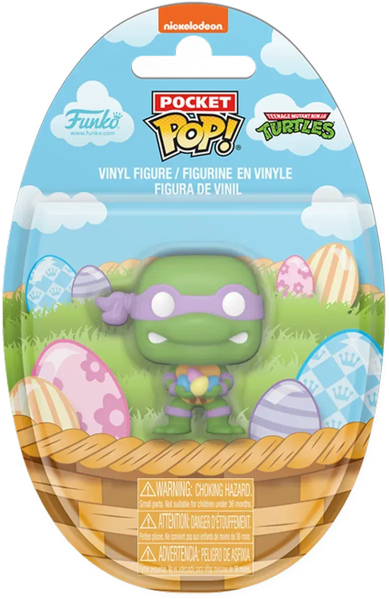 FUN86045 Teenage Mutant Ninja Turtles - Donatello Easter Pocket Pop! Vinyl - Funko - Titan Pop Culture