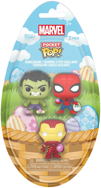 FUN86143 Marvel Comics - Easter Pocket Pop! 3-Pack - Funko - Titan Pop Culture