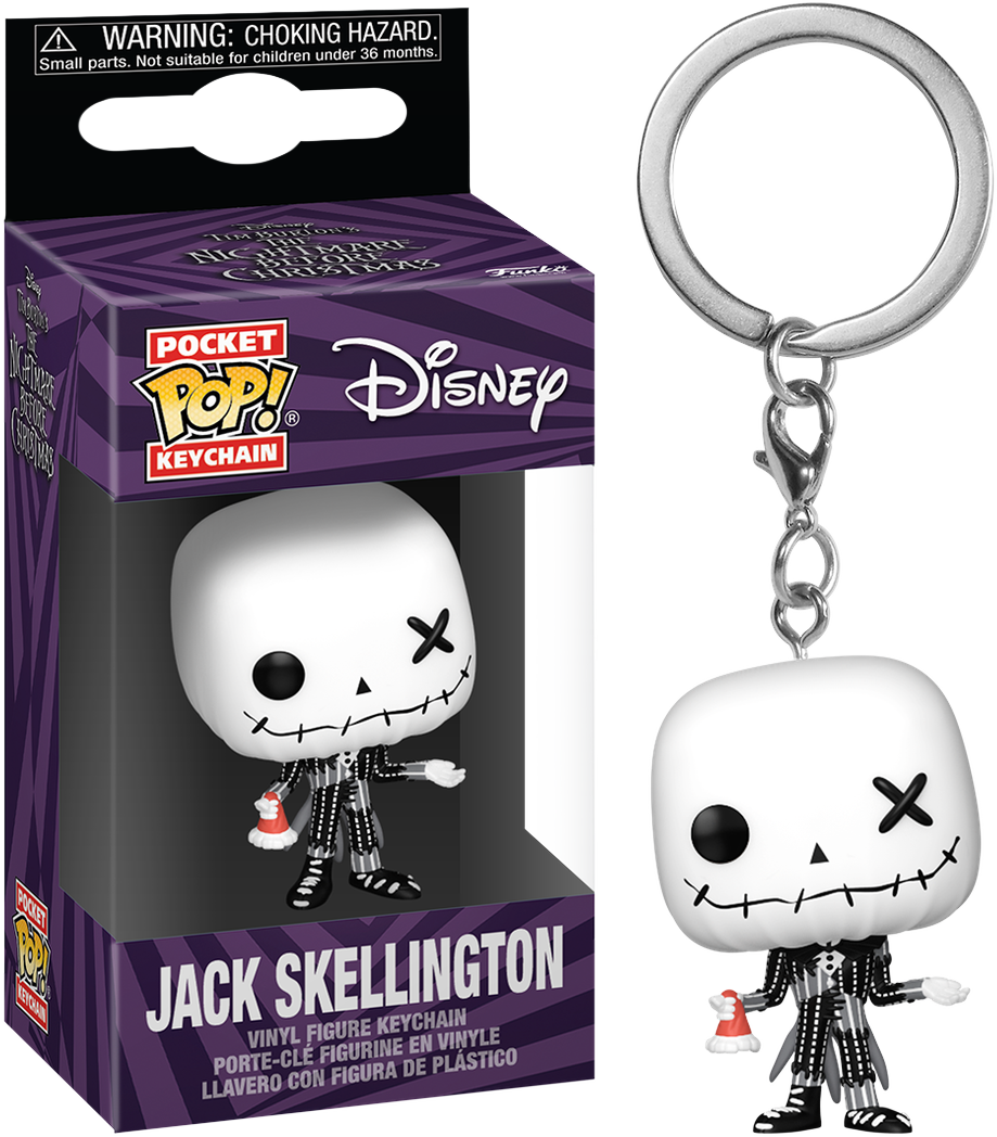 The Nightmare Before Christmas - Jack Patchwork Pop! Keychain