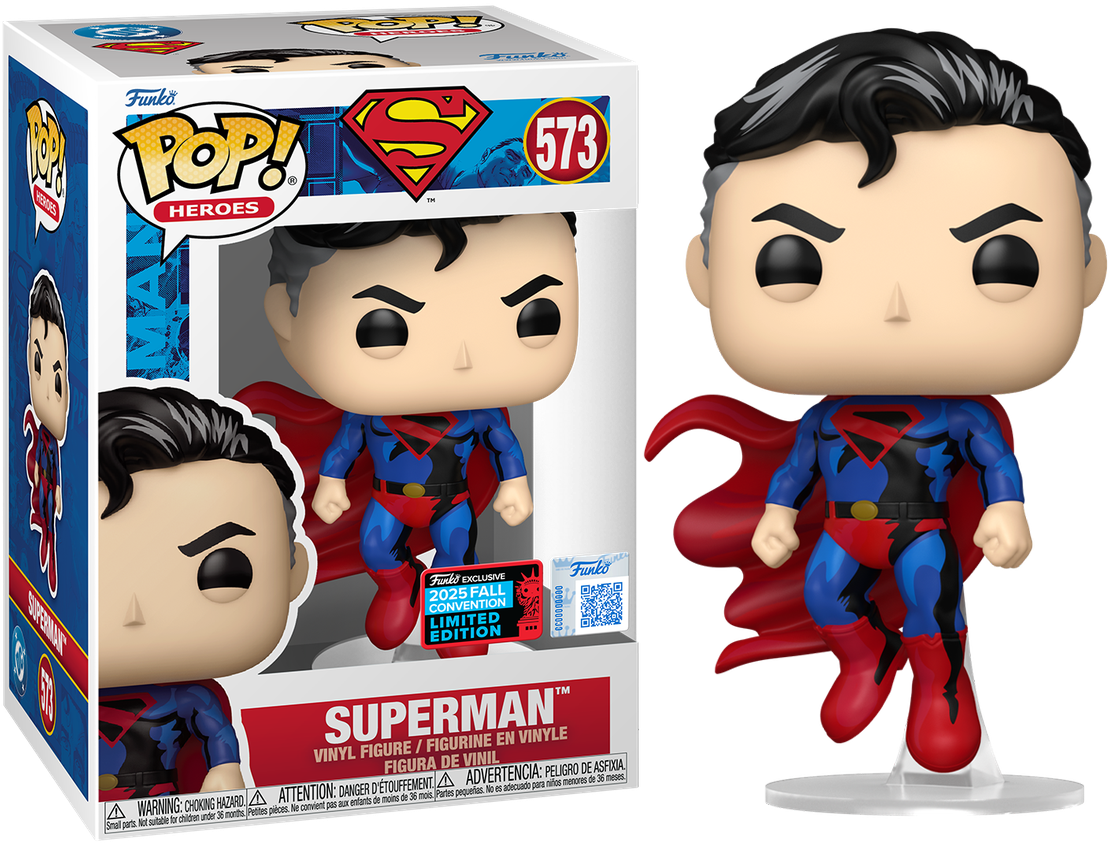 DC Comics - Superman Retro Comic (Flying) Pop! Vinyl 2025 NYCC Exclusive [RS]