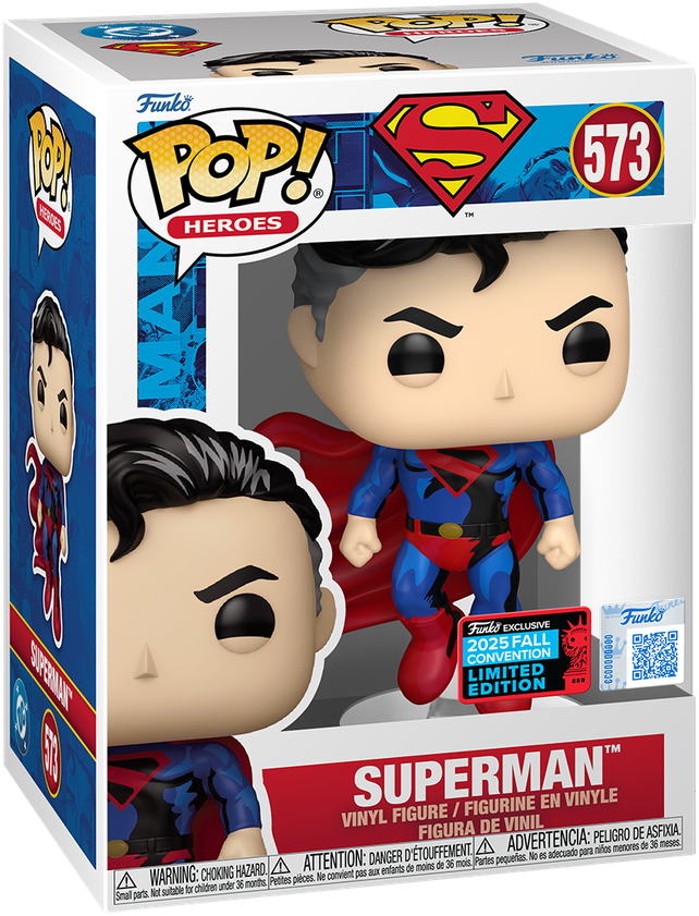 DC Comics - Superman Retro Comic (Flying) Pop! Vinyl 2025 NYCC Exclusive [RS]