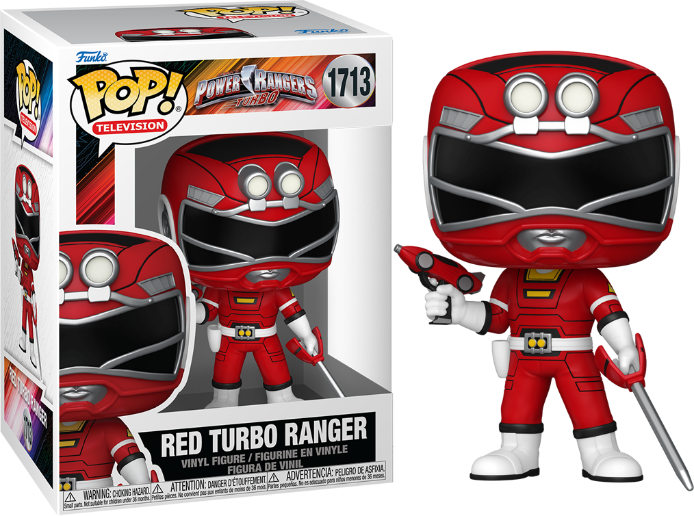 Power Rangers: Turbo - Red Turbo Ranger Pop! Vinyl