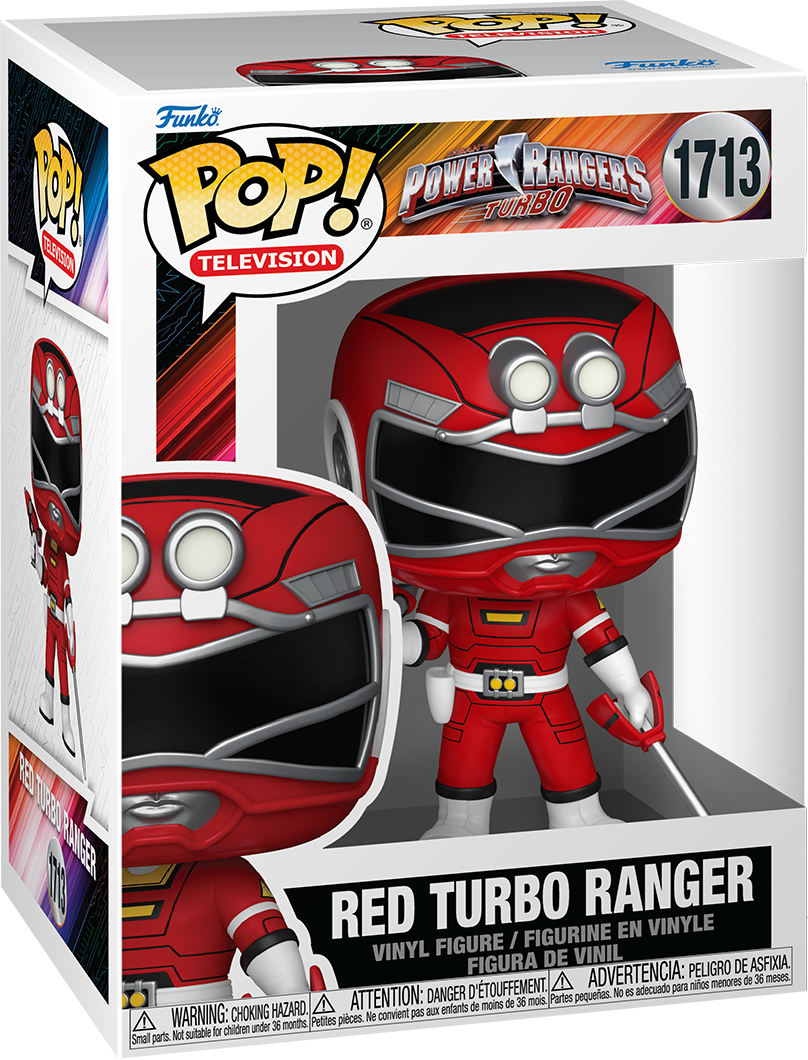 Power Rangers: Turbo - Red Turbo Ranger Pop! Vinyl
