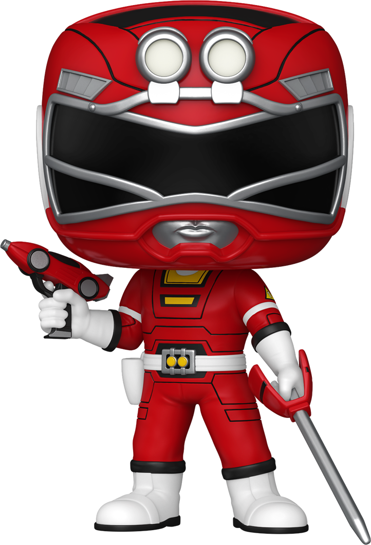 Power Rangers: Turbo - Red Turbo Ranger Pop! Vinyl