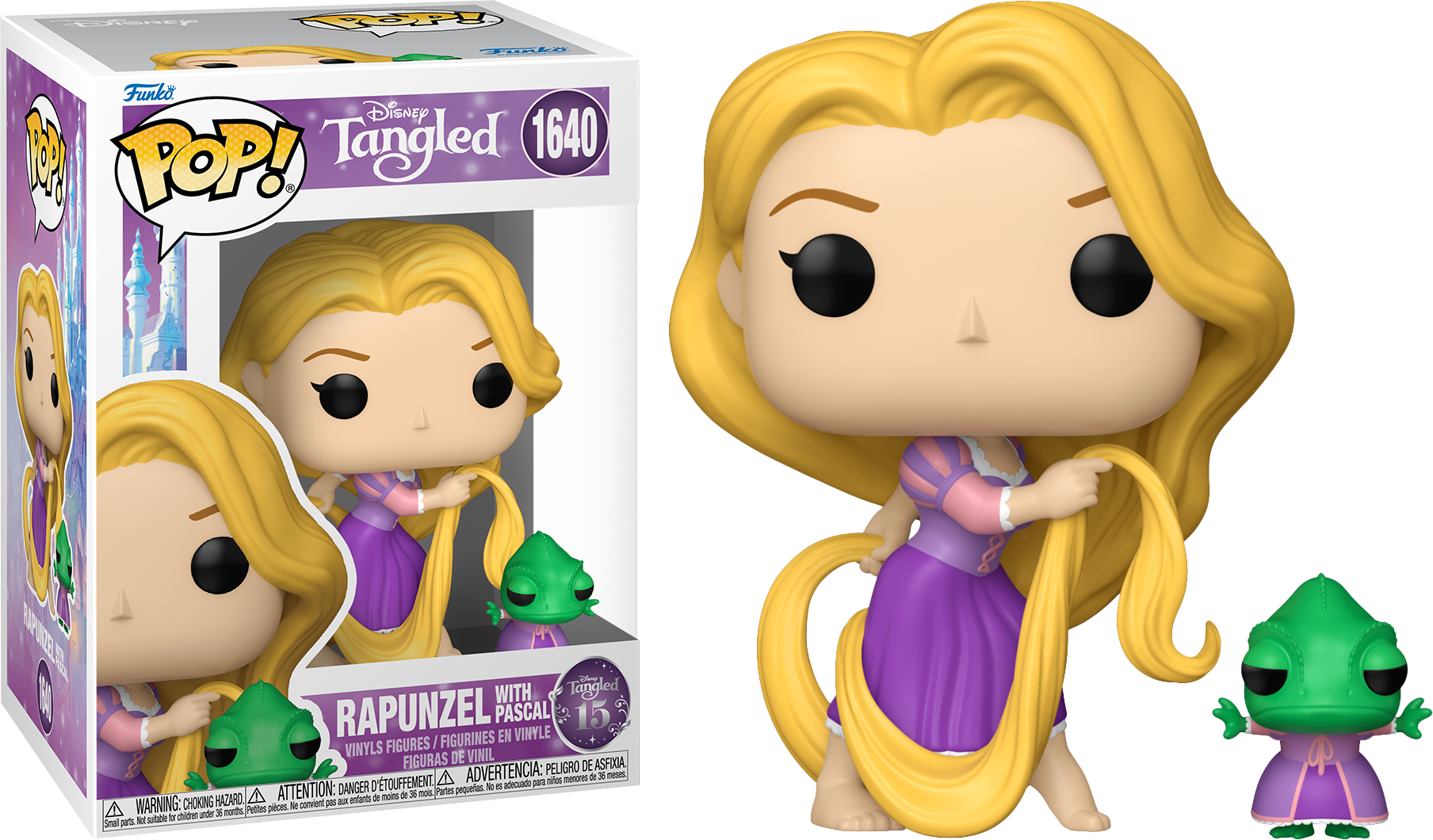 Tangled: 15th Anniversary - Rapunzel & Pascal Pop! Vinyl