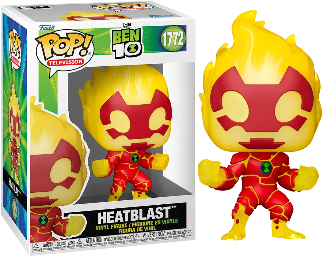 Ben 10 - Heatblast Pop! Vinyl