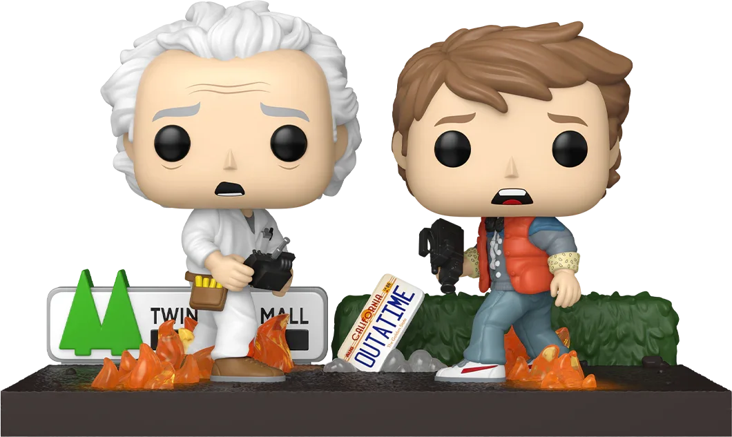 Back to the Future - Doc & Marty Pop! Vinyl Moment