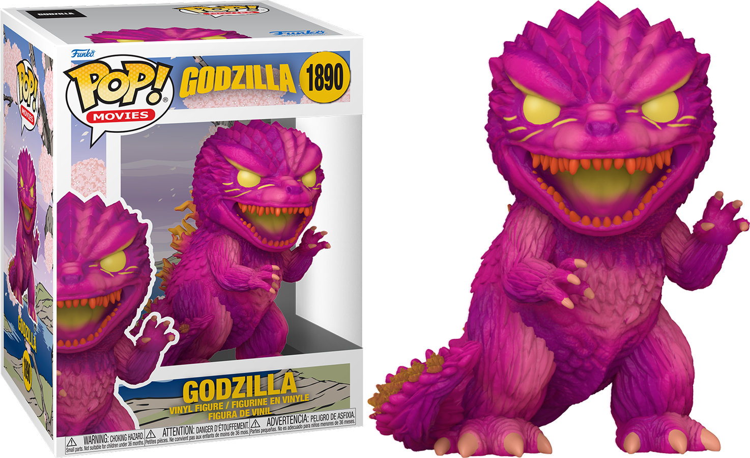 Godzilla: Retro Futurism - Godzilla (Pink) Pop! Premium