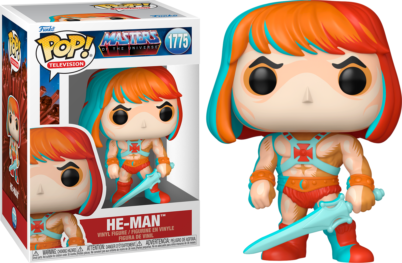 Masters of The Universe - He-Man (Retro Neon Deco) Pop! Vinyl