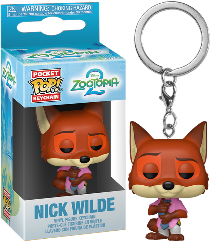 Zootopia 2 - Nick Wilde Pop! Keychain