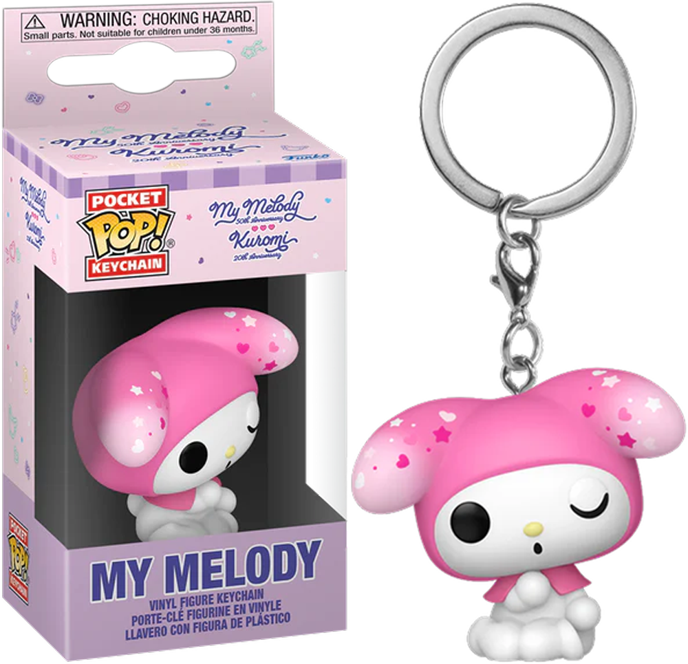 Hello Kitty - My Melody Pop! 50th Anniversary Pop! Keychain