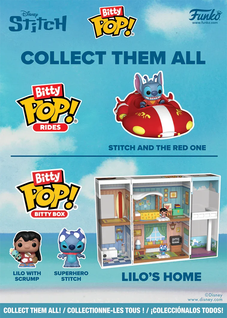 Lilo y Stitch - Calendario navideño de vinilo Bitty Pop!