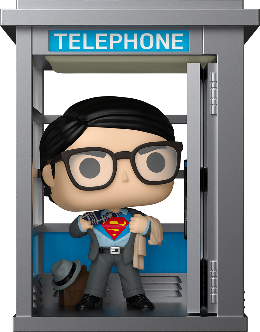 DC Comics - Superman in Phone Booth US Exclusive Pop! Deluxe [RS]