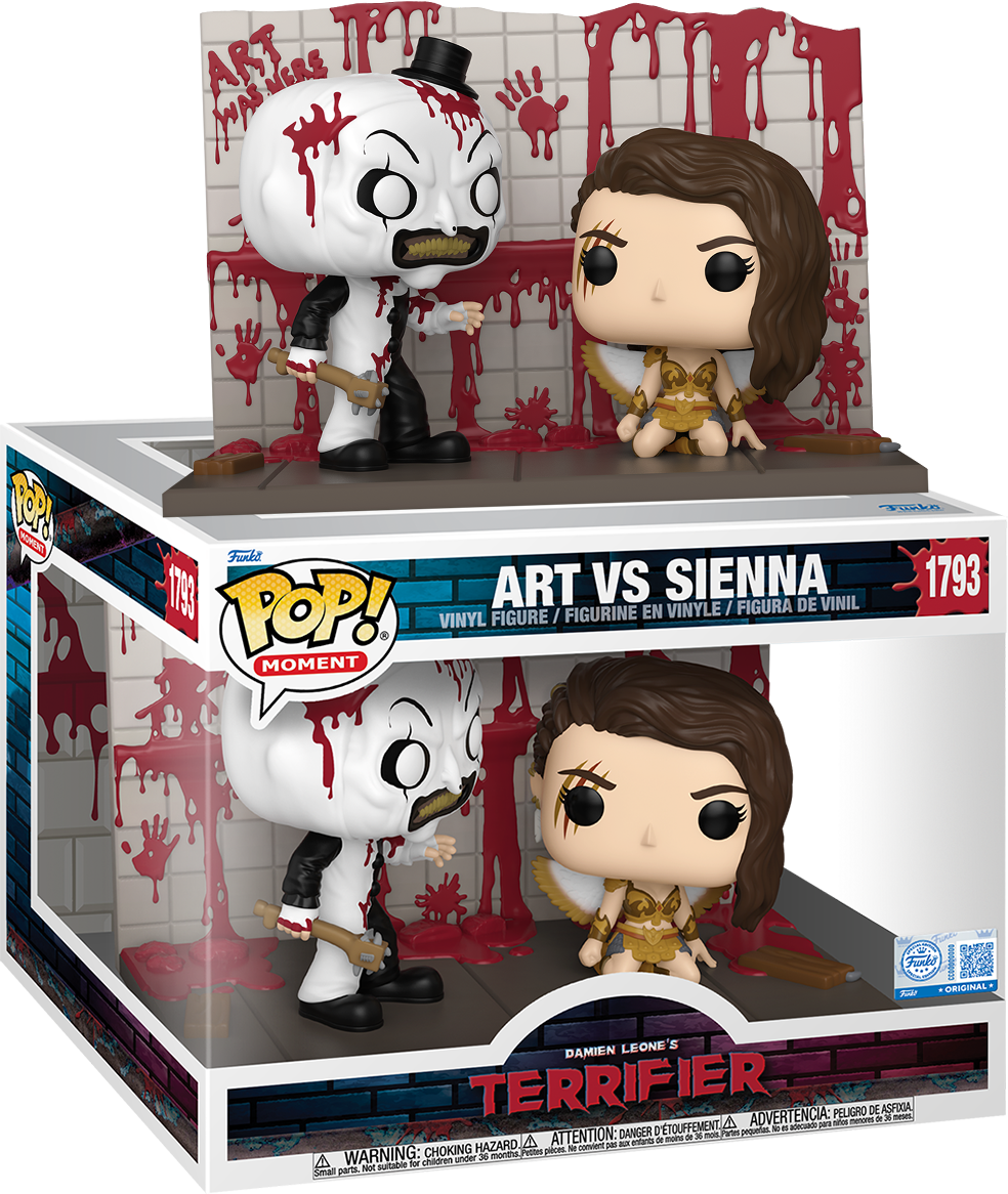 FUN87203 Terrifier 2 - Art vs. Sienna Pop! Moment Vinyl - Funko - Titan Pop Culture