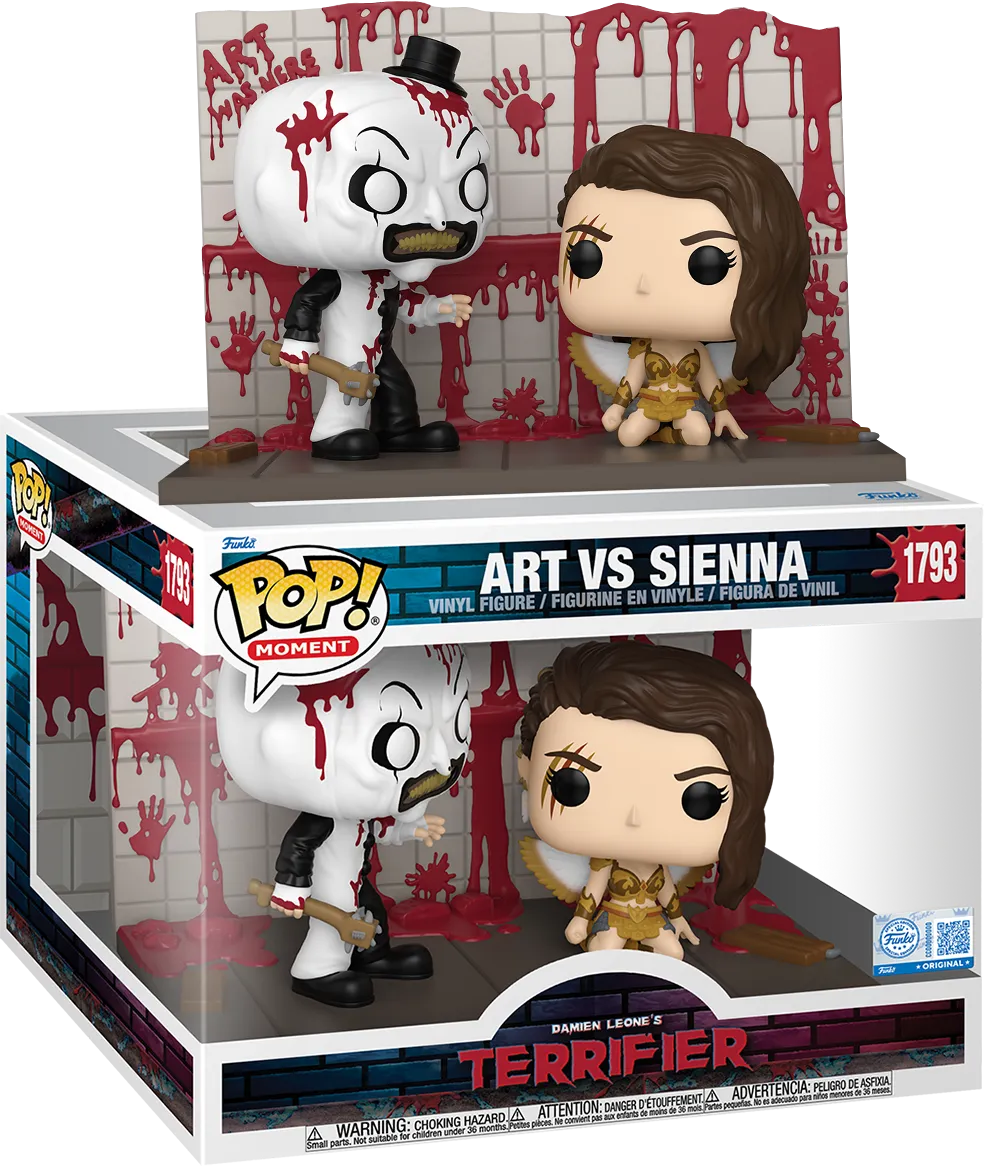 FUN87203 Terrifier 2 - Art vs. Sienna Pop! Moment Vinyl - Funko - Titan Pop Culture