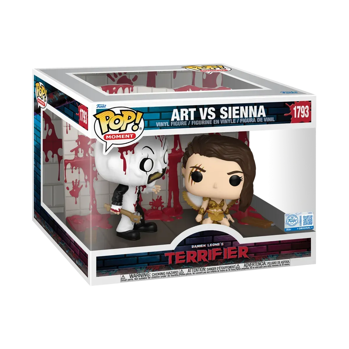 FUN87203 Terrifier 2 - Art vs. Sienna Pop! Moment Vinyl - Funko - Titan Pop Culture