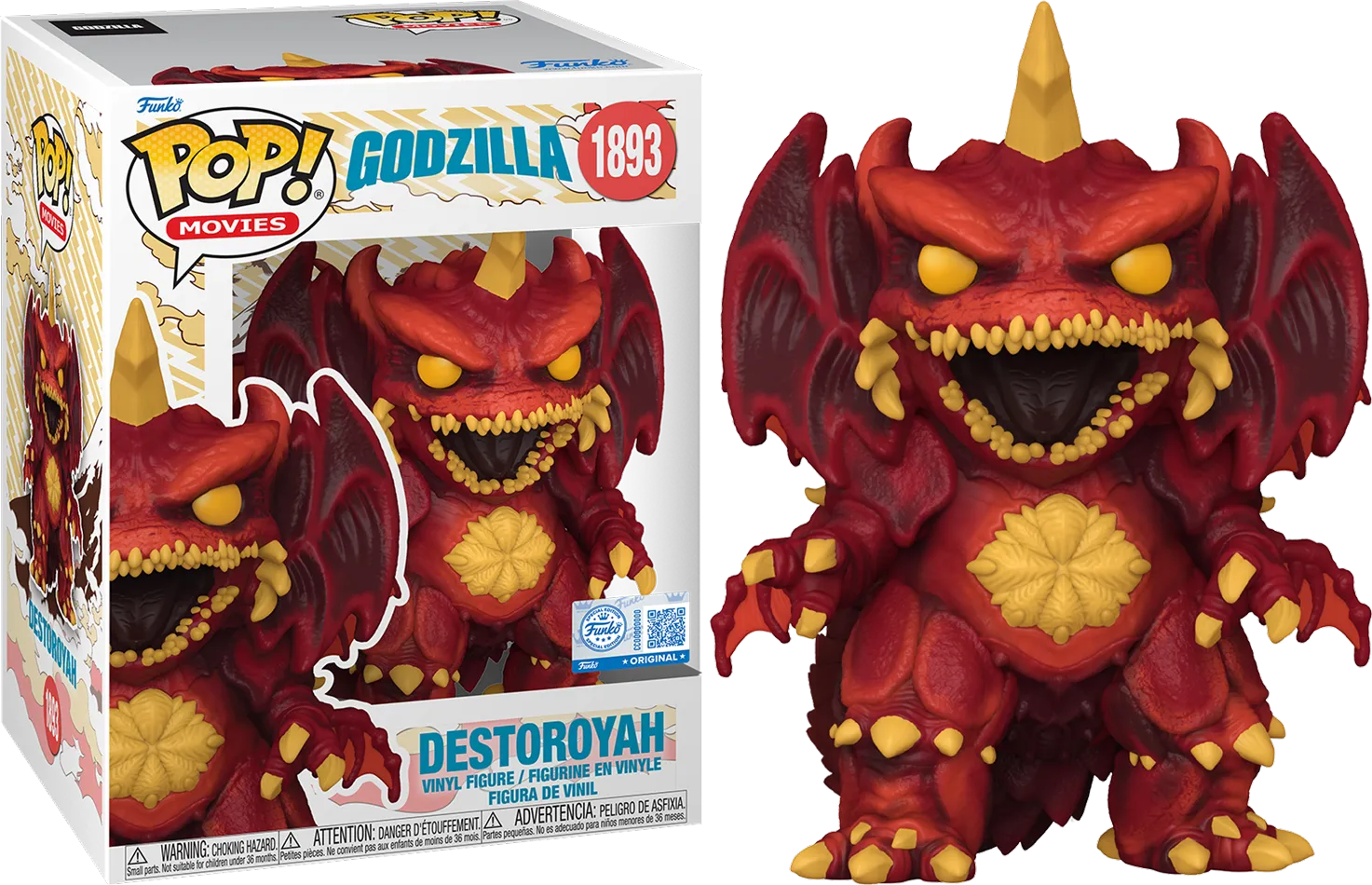 Godzilla - Destoroyah (Deco) US Exclusive Pop! Premium Vinyl [RS]