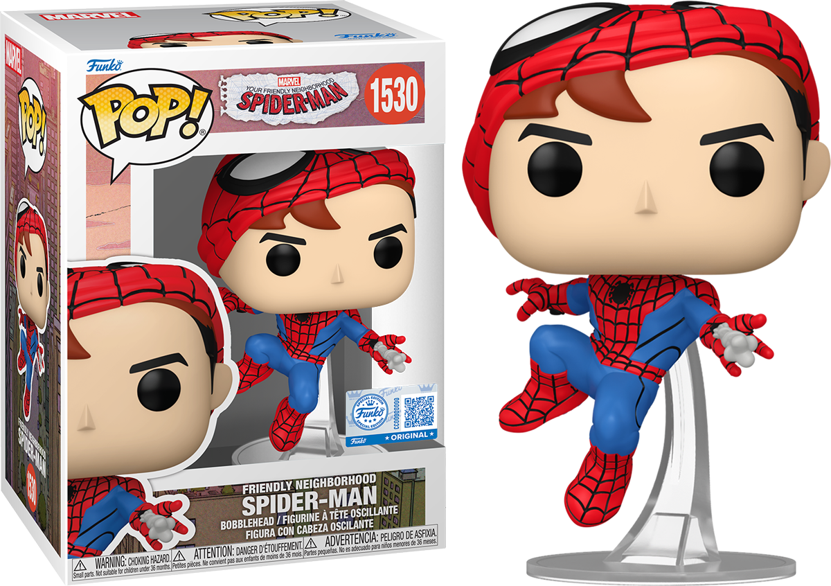Friendly Neighbourhood Spider-Man - Spider-Man (Mask Up) Pop! Vinyl [RS]