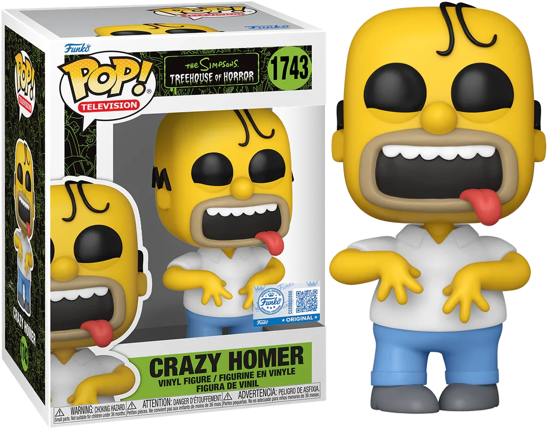 The Simpsons: Treehouse of Horror - Crazy Homer US Exclusive Pop! Vinyl [RS]