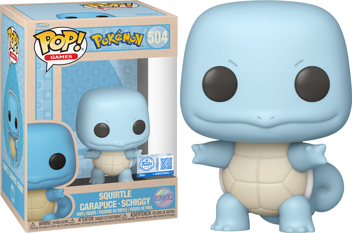 Pokemon - Squirtle (Pastel) US Exclusive Pop! Vinyl [RS]